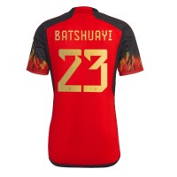 Dres Belgija Michy Batshuayi #23 Domaci SP 2022 Kratak Rukav